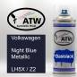 Preview: Volkswagen, Night Blue Metallic, LH5X / Z2: 400ml Sprühdose, von ATW Autoteile West.